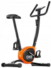 Велотренажер One Fitness RW3011, черный/оранжевый