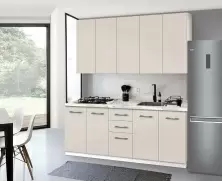 Кухня Modern Bono H110, белый/кашемир