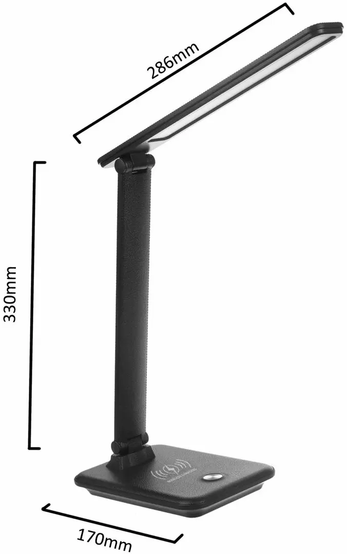 Настольная лампа Maclean MCE616B, черный