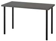 Письменный стол IKEA Lagkapten/Adils 120x60см, темно-серый/черный