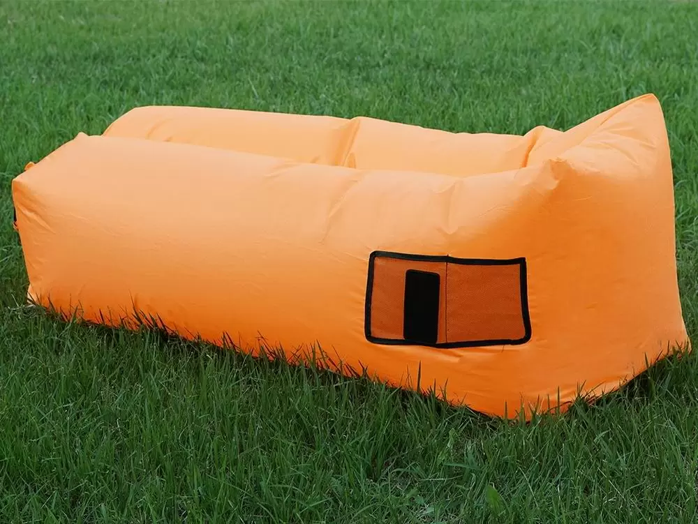 Надувной лежак Tempo Kondela Lebag, оранжевый