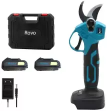 Электроножницы Rovo RV-FE 2x2.0Ah Set, синий/черный