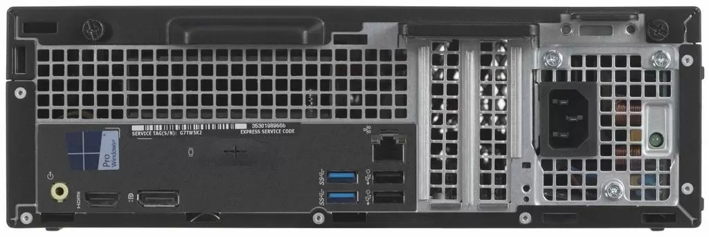 Системный блок Dell OptiPlex 3050 (Core i3-6100/8ГБ/256ГБ/W10Pro), черный