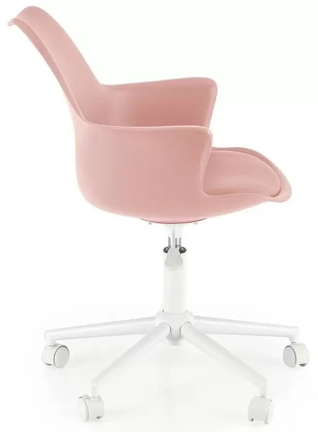 Детское кресло Halmar Gasly, розовый/белый