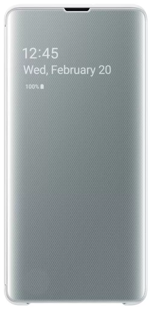 Чехол Samsung Clear View Cover Galaxy S10E, белый