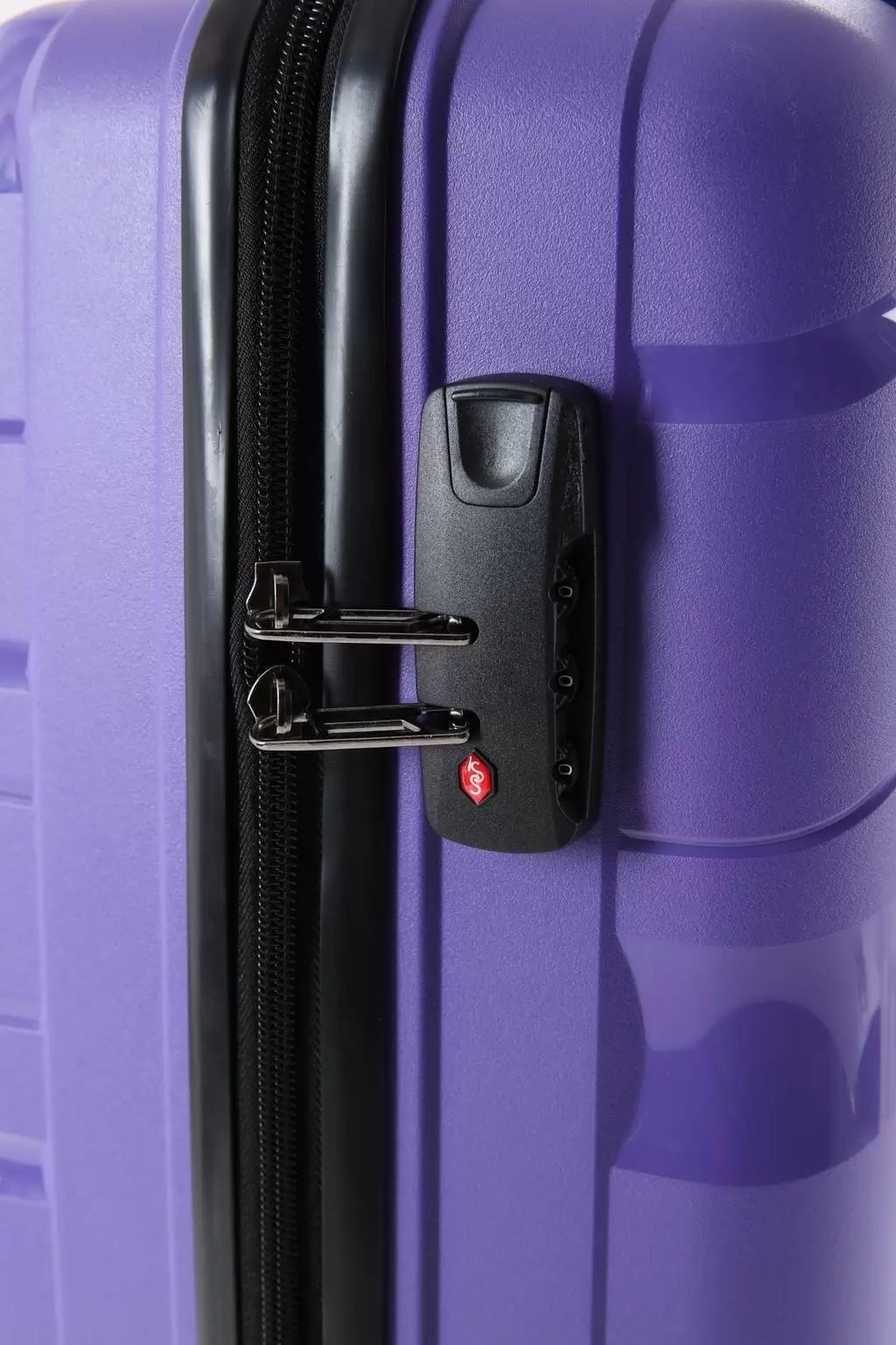 Комплект чемоданов CCS 5223 Set, фиолетовый