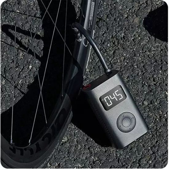 Насос велосипедный Xiaomi Mi Portable Air Pump, черный