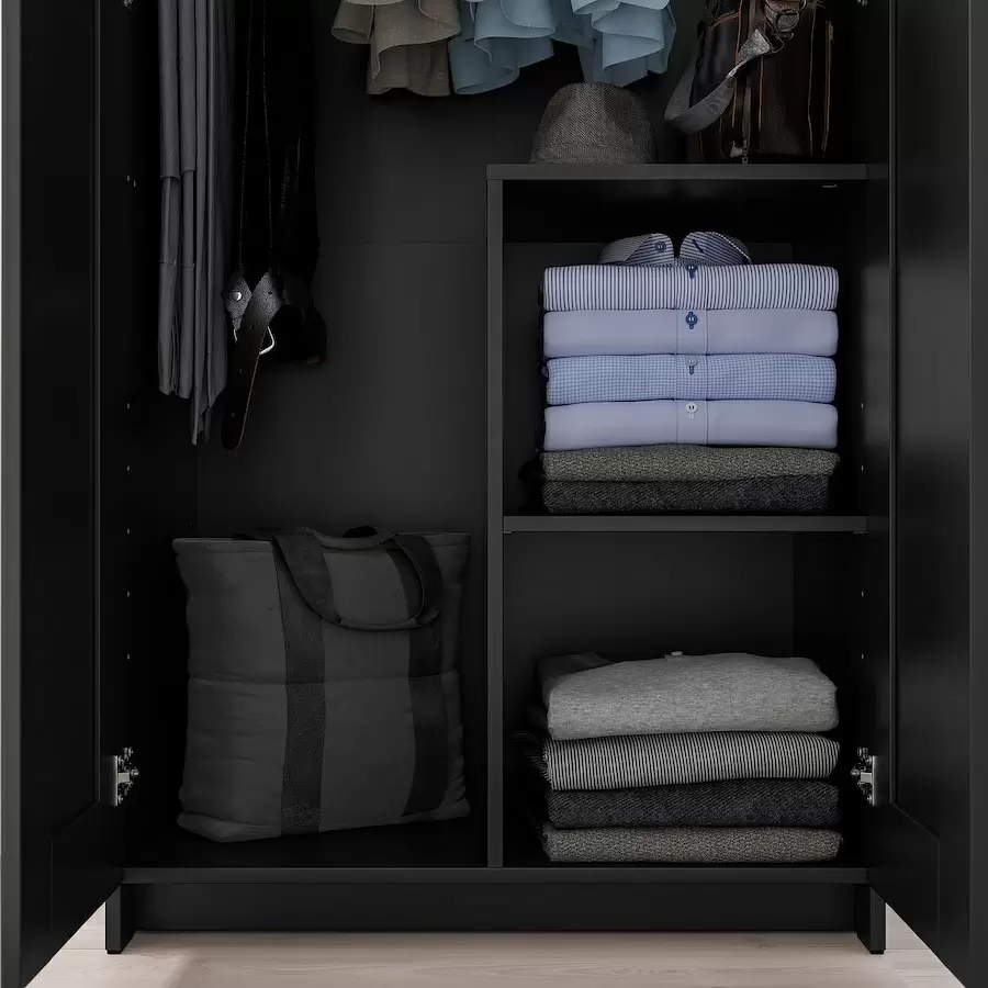 Шкаф IKEA Brimnes 78x190см, черный