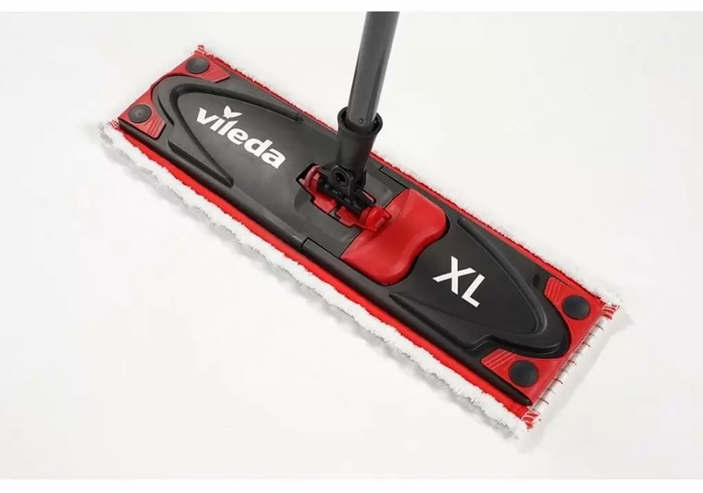 Набор швабра + ведро Vileda Ultramat Turbo XL, черный/красный