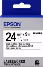 Сатиновая лента Epson LK6WBN (C53S656006)