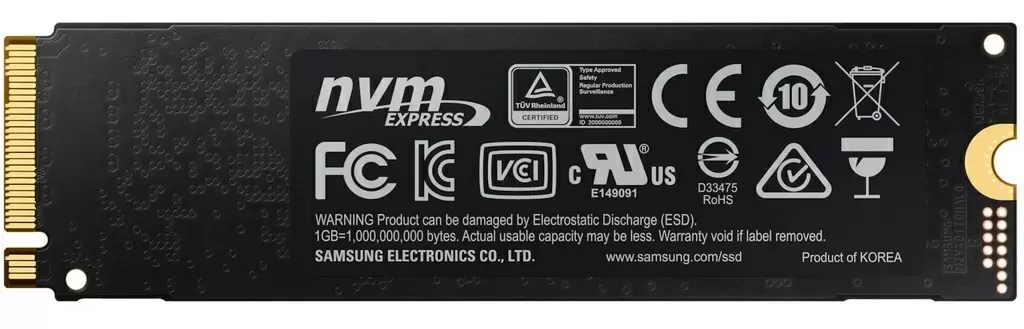SSD накопитель Samsung 970 EVO Plus M.2 NVMe, 500GB