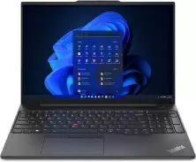 Ноутбук Lenovo ThinkPad E16 G1 (16"/WUXGA/Ryzen 5 7530U/16ГБ/512ГБ/AMD Radeon), черный