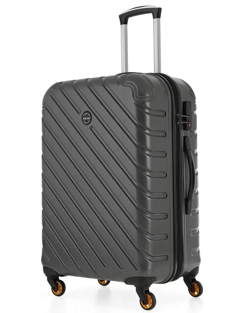 Комплект чемоданов CCS 5177 Set, темно-серый