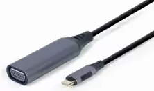 Переходник Gembird A-USB3C-VGA-01, серый