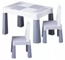 Набор столик + 2 стульчика Tega Baby MF-006-106, серый