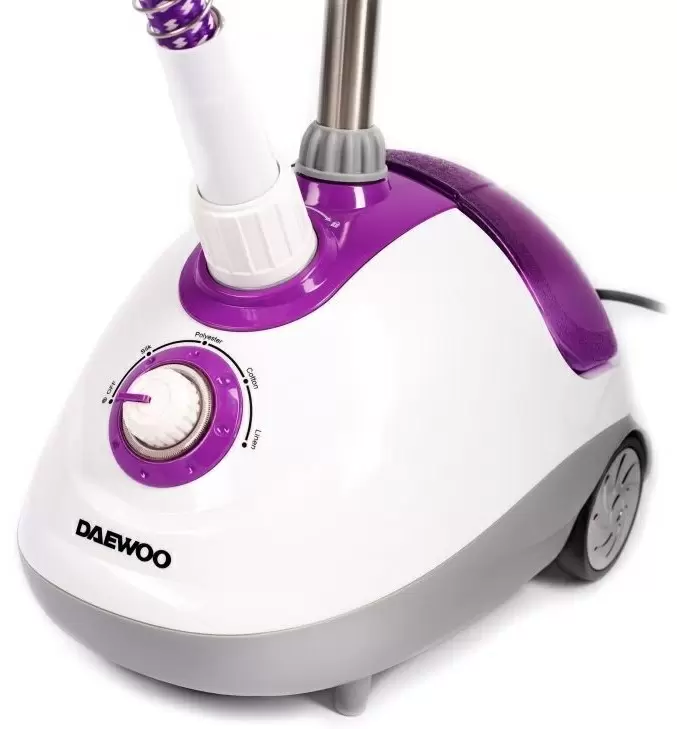 Отпариватель одежды Daewoo DGS1600DP, белый/фиолетовый