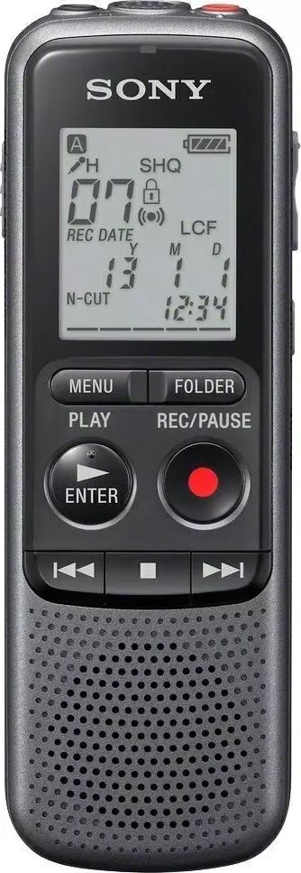 Диктофон Sony ICD-PX240, черный