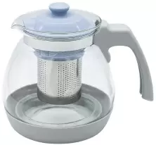 Заварочный чайник Resto 90511, прозрачный/серый