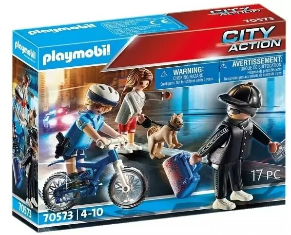Игровой набор Playmobil Police Bicycle with Thief