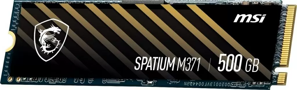 SSD накопитель MSI Spatium M371 NVMe, 500ГБ