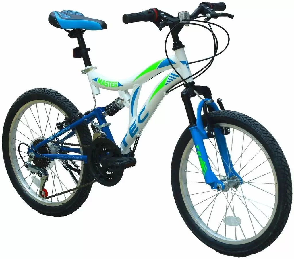 Детский велосипед Belderia Tec Master R20, белый/синий