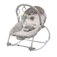 Детский шезлонг Baby mix 47002, серый