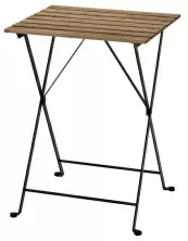 Садовый стол IKEA Tarno 55x54см, черный/коричневый