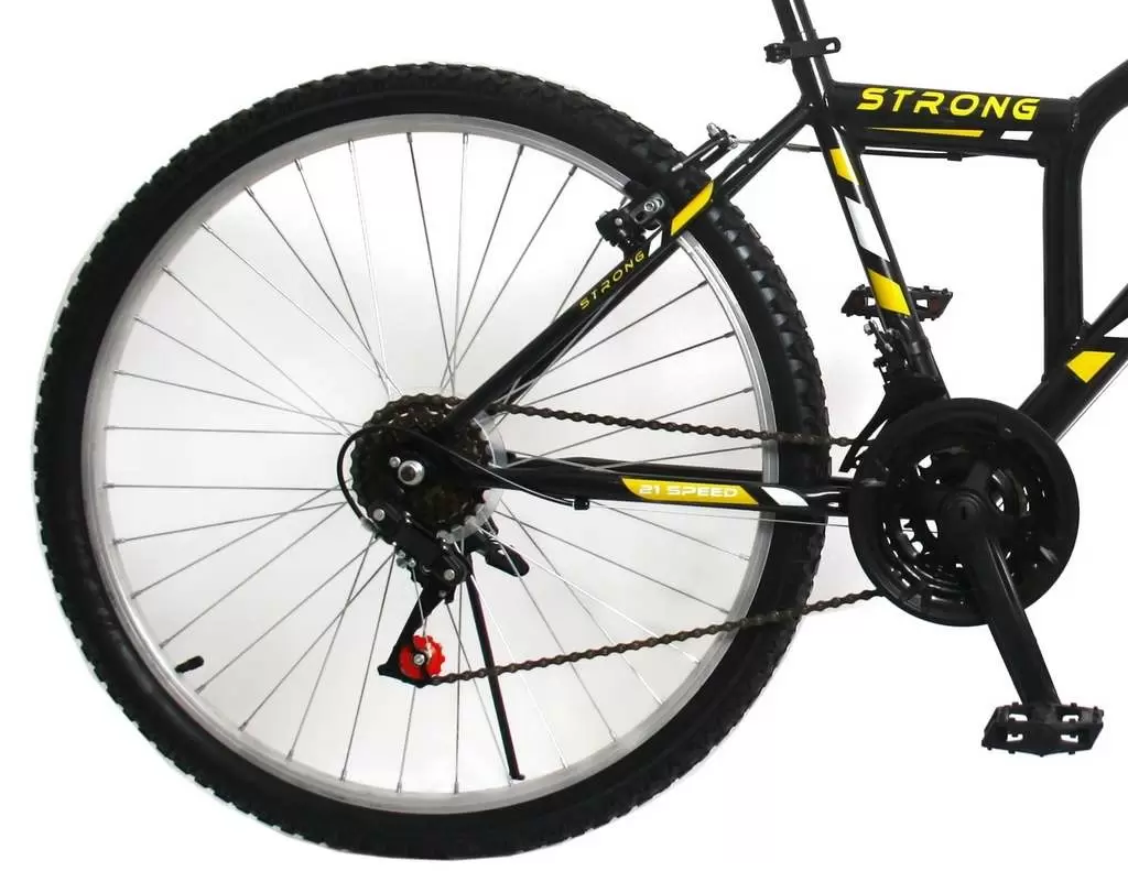 Велосипед Belderia Tec Strong 26, черный/желтый