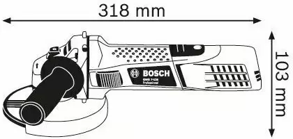 Углошлифовальная машина Bosch GWS 7-125