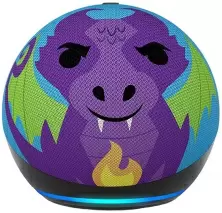 Умная колонка Amazon Echo Dot (5th Gen) Kids Dragon, фиолетовый