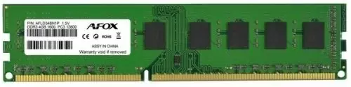 Оперативная память AFOX 4GB DDR3-1600MHz, CL11, 1.5V