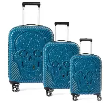 Комплект чемоданов CCS 5186 Set, синий