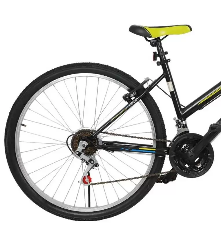 Велосипед Belderia Tec Rocky 24, черный/желтый