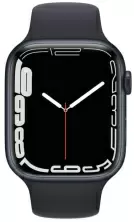 Умные часы Apple Watch Series 7 45мм, корпус из алюминия, спортивный ремешок темная ночь