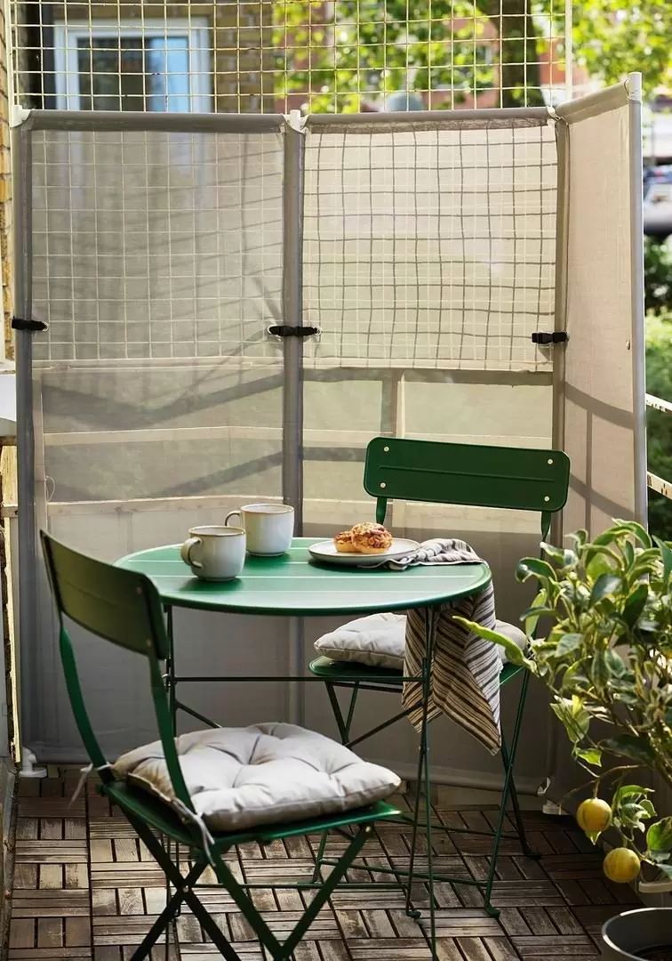 Садовый стол IKEA Sundso 65см, зеленый