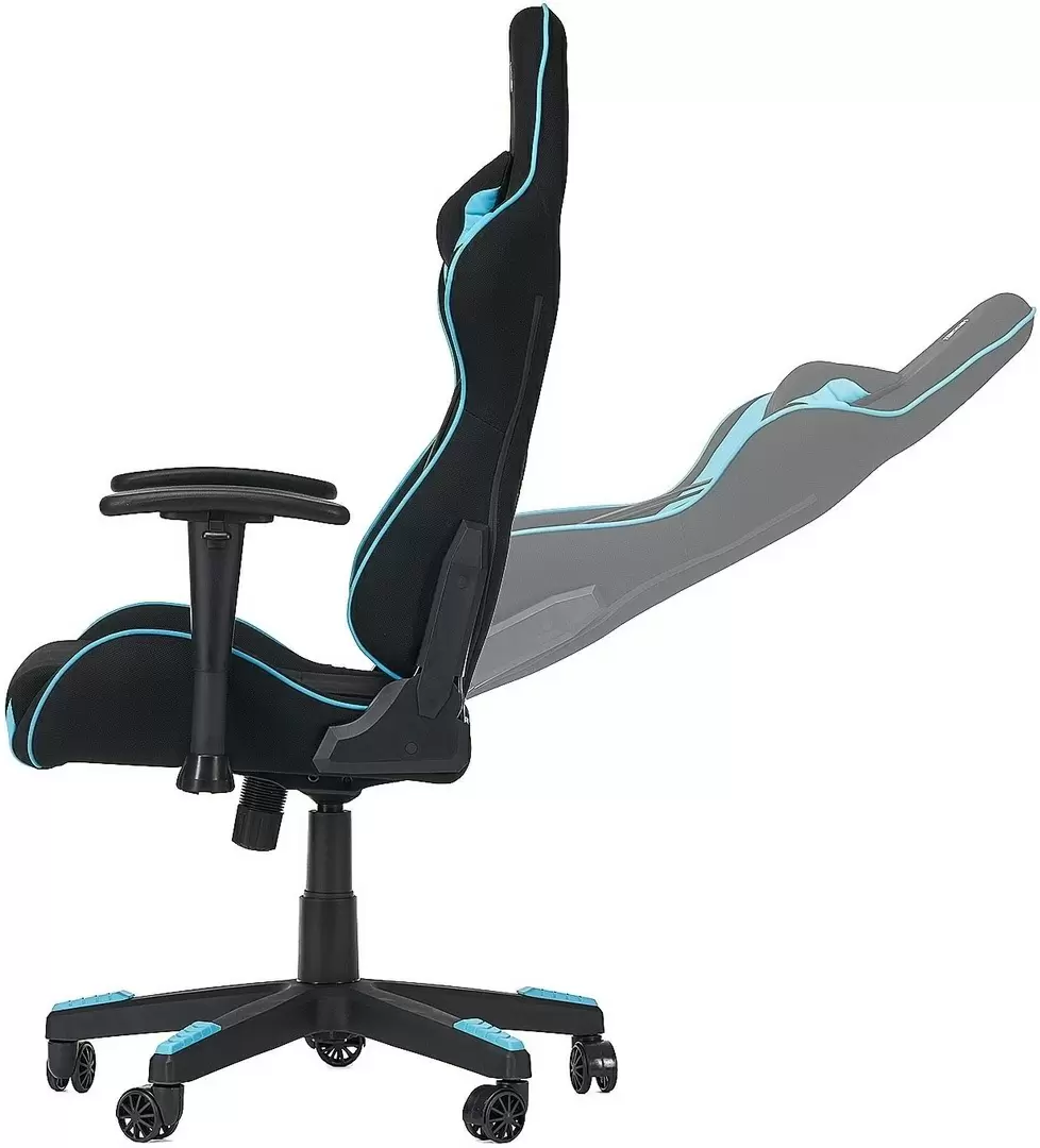 Геймерское кресло Serioux Torin, черный/синий