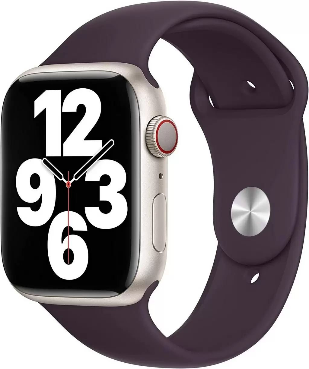 Ремешок Apple Watch 45мм Elderberry Sport Band, черный