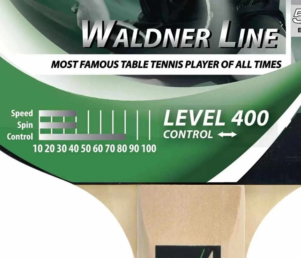 Ракетка для настольного тенниса Donic Waldner Line 400, зеленый/черный