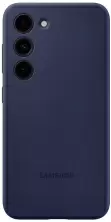Чехол Samsung Silicone cover Galaxy S23, темно-синий