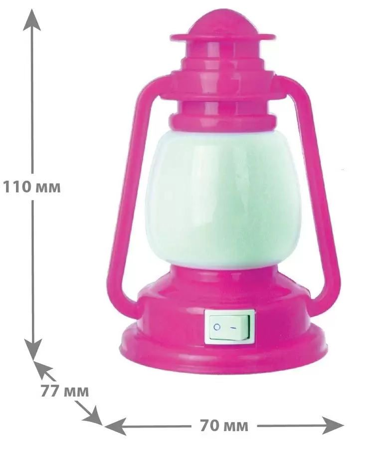 Ночной светильник Camelion NL-170, розовый