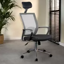 Офисное кресло Akord OCF-9, черный/серый