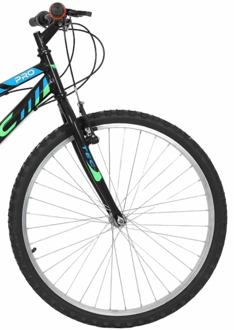 Велосипед Belderia Tec Strong R26 SKD, черный/синий/зеленый