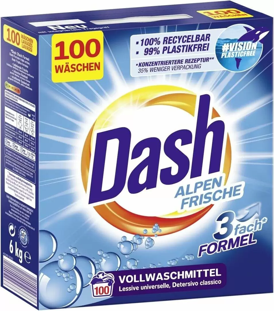 Стиральный порошок Dash Alpen Frische 6кг