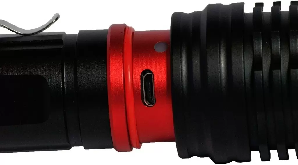 Фонарь Spacer SP-LED-LAMP1, черный/красный