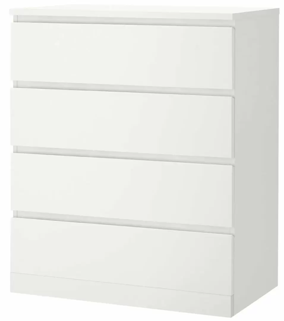 Комод IKEA Malm 80x100см, белый