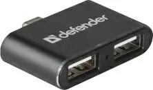 Разветвитель Defender Quadro Dual Type C USB 3.1