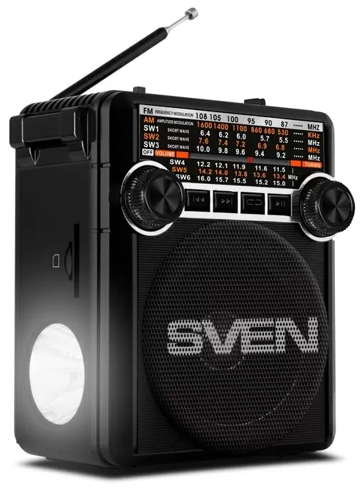 Радиоприемник Sven SRP-355, черный