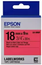 Лента для принтера этикеток Epson C53S655002 Black/Red
