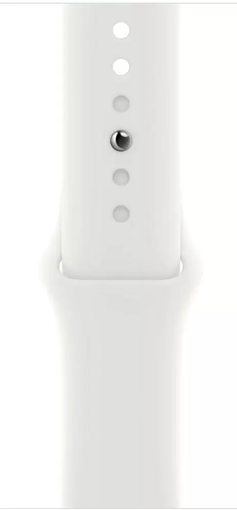 Умные часы Apple Watch Series 8 41мм, корпус из алюминия, спортивный ремешок белый