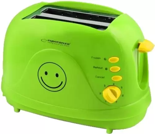 Тостер Esperanza Smiley EKT003, зеленый